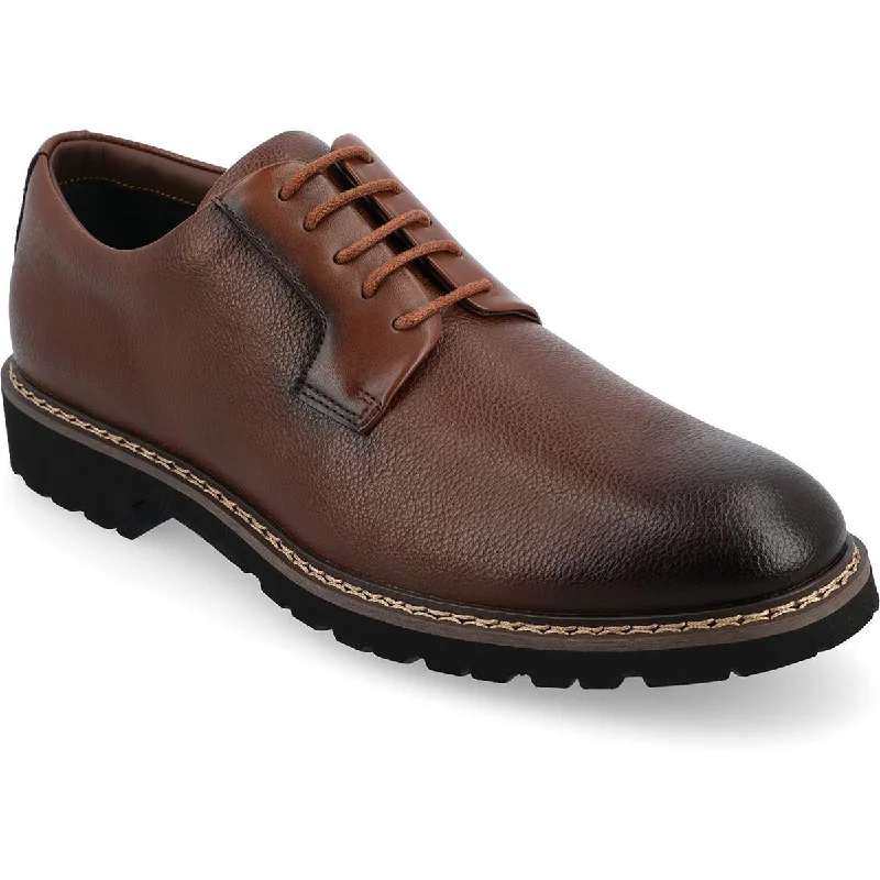 Vance Co. Mens MARTIN Faux Leather Oxfords