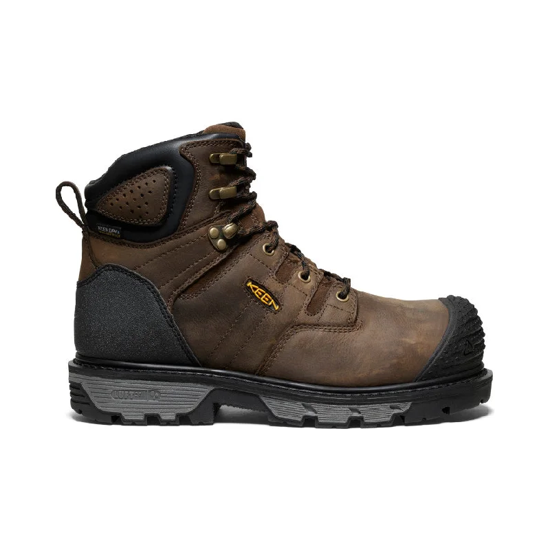 Boots with smooth leather finishes for a chic lookMen's CSA Camden 6" Waterproof Boot (Carbon Toe)  |  Dark Earth/Black