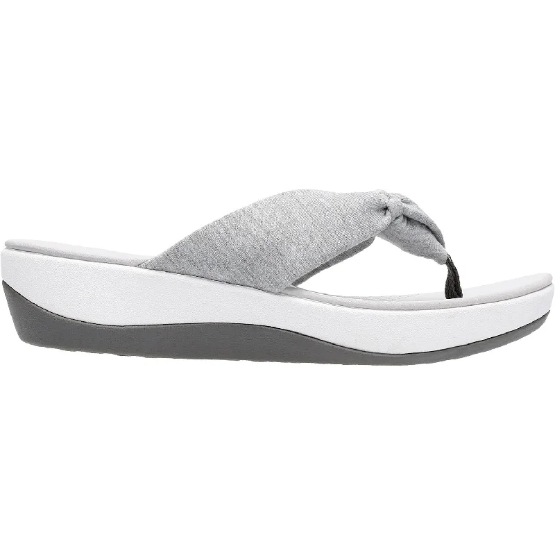 sandals for sunny coastal daysWomen's Clarks Cloudsteppers Arla Glison Grey Fabric