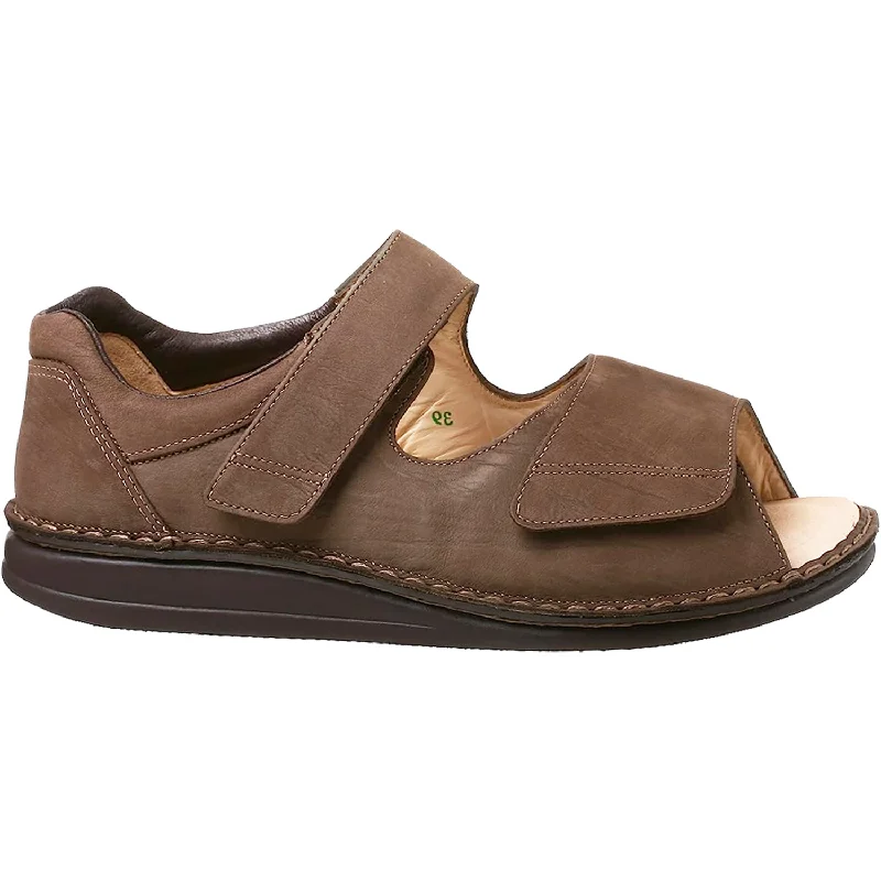 sandals for casual daily wearWomen's Finn Comfort Soft Prevention Tobacco Nubuck