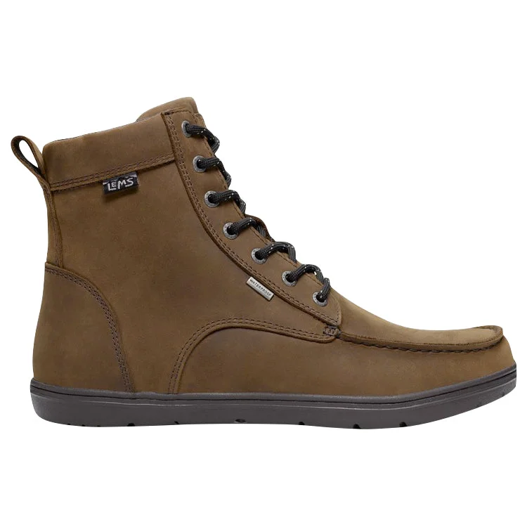 Boots with durable leather construction for long-lasting wearLems Waterproof Boulder Boot Weathered Umber