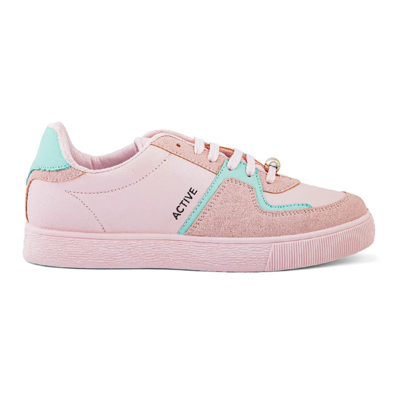 athletic shoes for women with cushioned ankle collarsWomen's Pink Sneaker AT7331