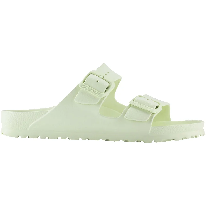 sandals for enjoying hot weatherWomen's Birkenstock Arizona Essentials Faded Lime EVA