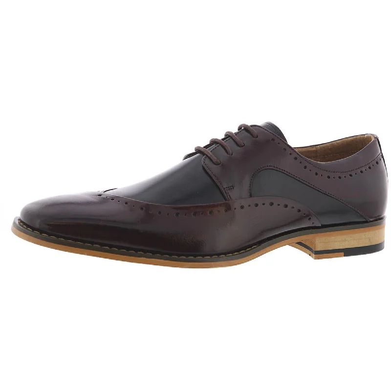 Stacy Adams Mens Tammany Leather Brogue Oxfords