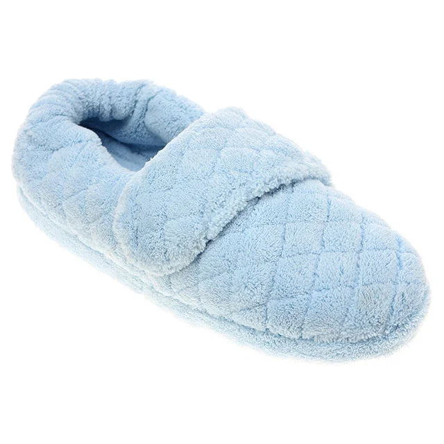 slippers with adjustable straps for a custom fitslippers for women with luxurious softness -Acorn Spa Wrap Slippers in Powder Blue (Women's)