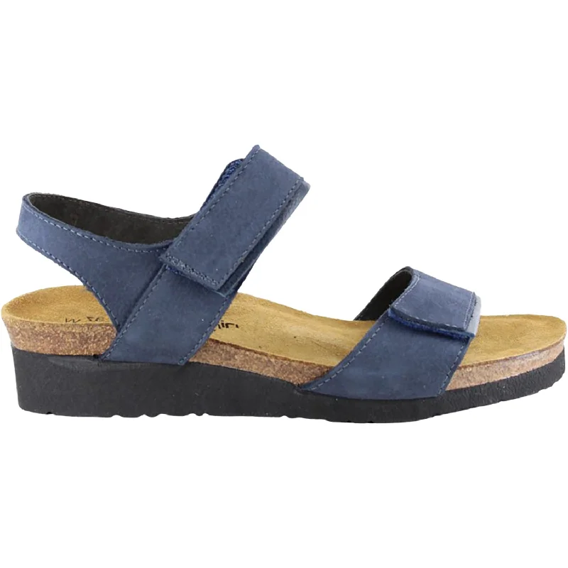 sandals for everyday adventuresWomen's Naot Aisha Navy Velvet Nubuck