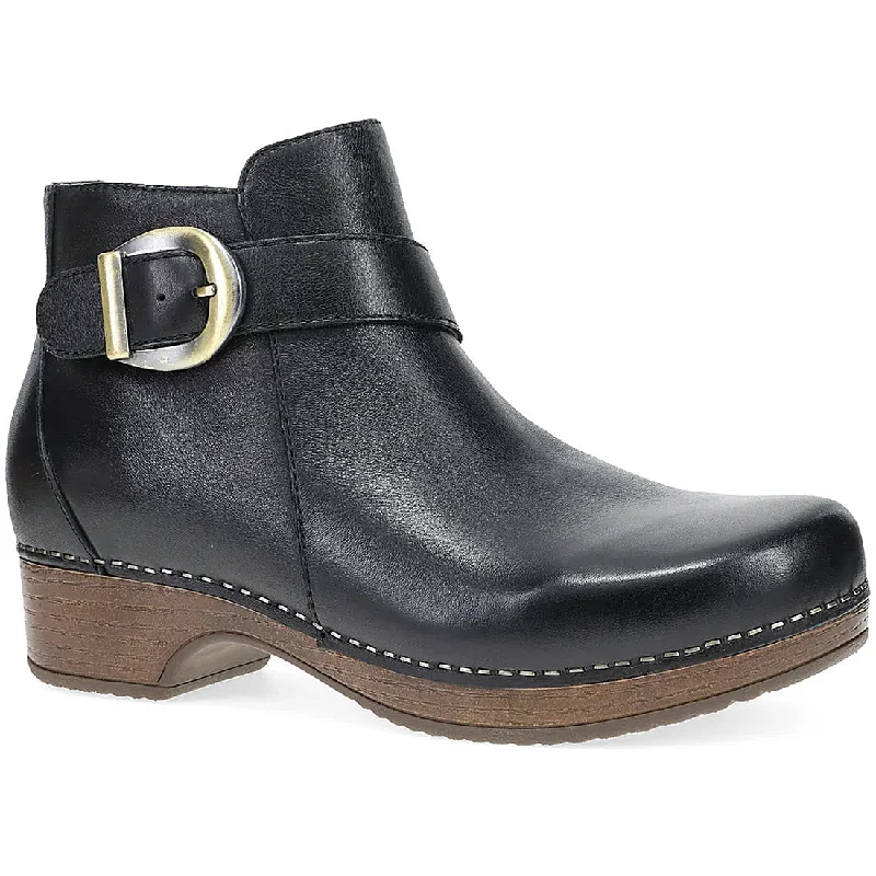 Classic boots with a low, stacked heel for added comfortBrennan