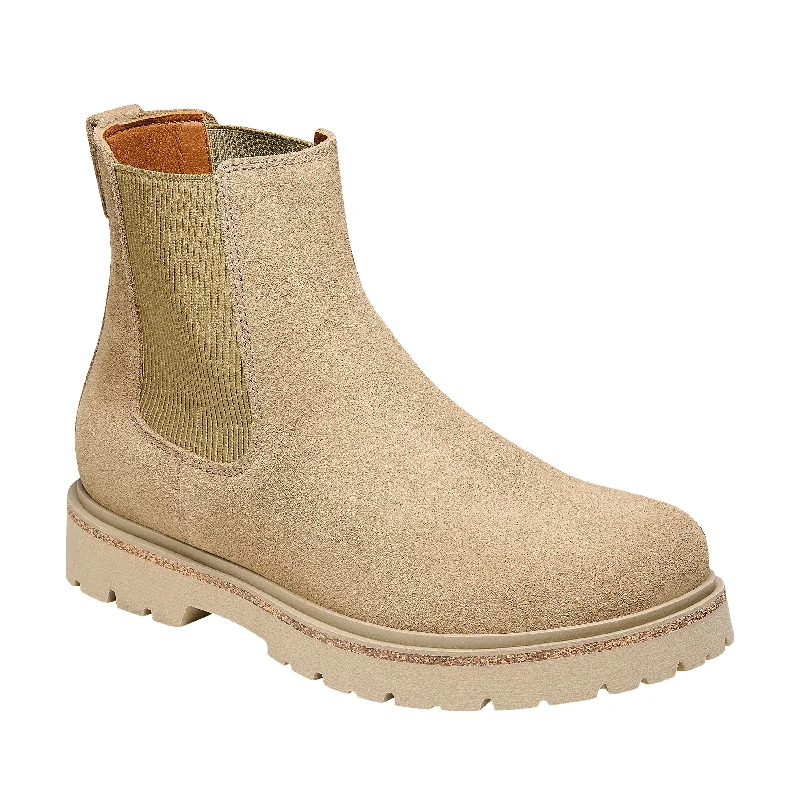 Stylish boots with minimalistic details for a sleek lookHighwood W Taupe Suede Leather