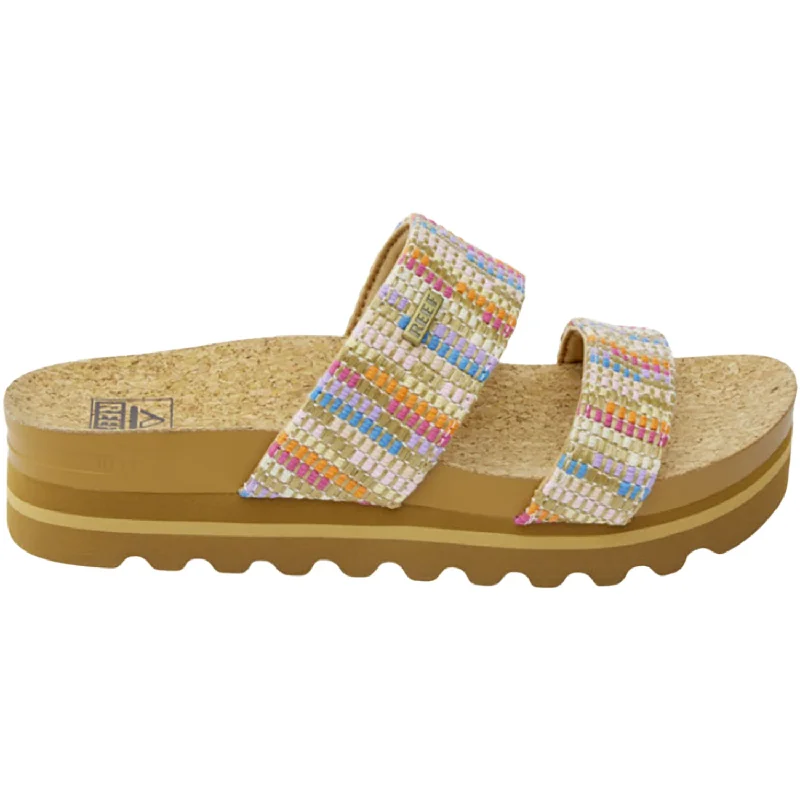 sandals for casual evening outingsWomen's Reef Cushion Vista Hi Beachy Woven Synthetic