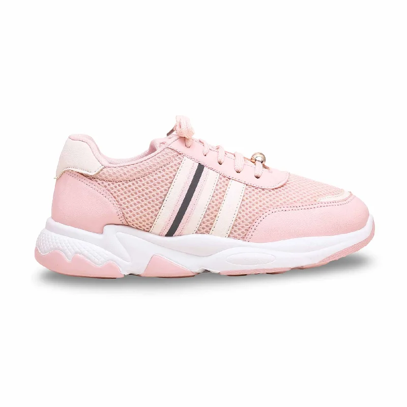 athletic shoes with mesh upper for extra breathabilityWomen Pink Casual Sneaker AT7328