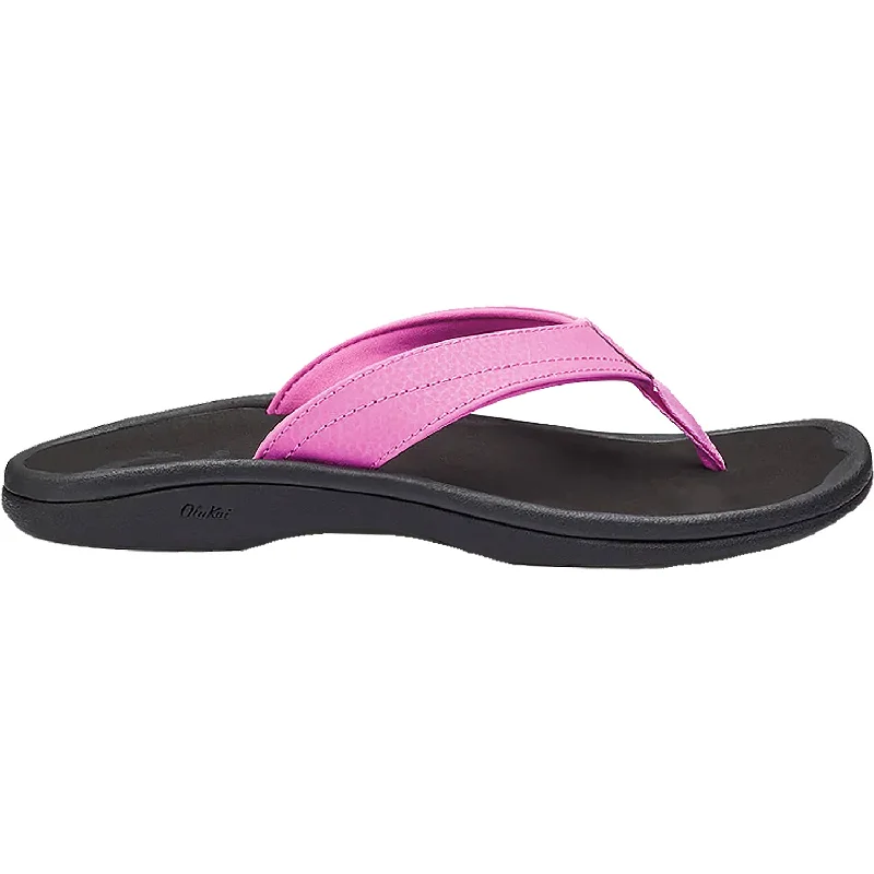 sandals for urban explorationWomen's OluKai Ohana Dragon Fruit/Black Synthetic