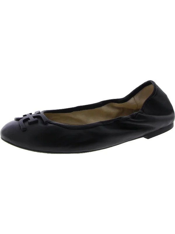 Comfortable flats with extra room for wider feetComfortable flats for everyday work wearWomens Leather Slip On Ballet Flats