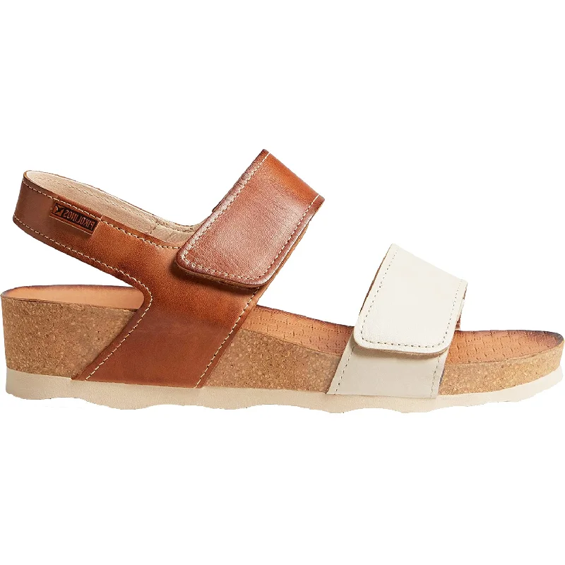 sandals for beach explorationWomen's Pikolinos Mahon W9E-0833C1 Marfil Leather