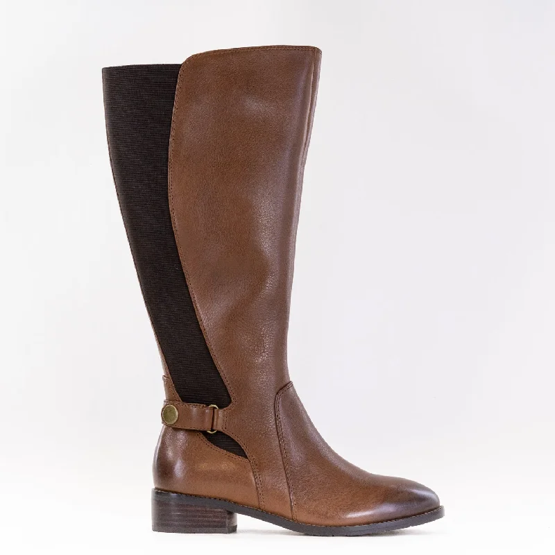 Casual boots with a sleek, minimalist design for every outfitSalvia Nan Tall Boot (Women's) - Tan Calf