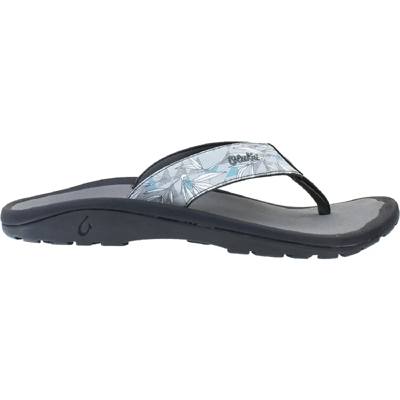 sandals for comfort and styleMen's OluKai Ohana Pa'i Sharkskin/Ohe Kapala Synthetic