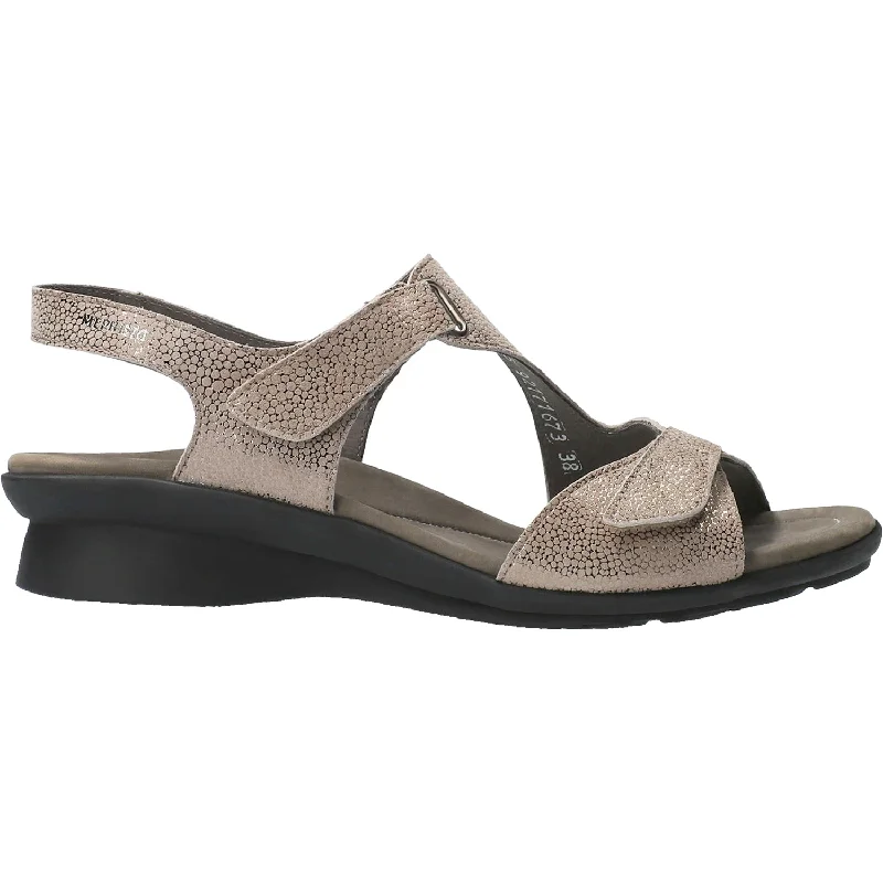 sandals for beachside dinnersWomen's Mephisto Paris Dark Taupe Arctic Nubuck