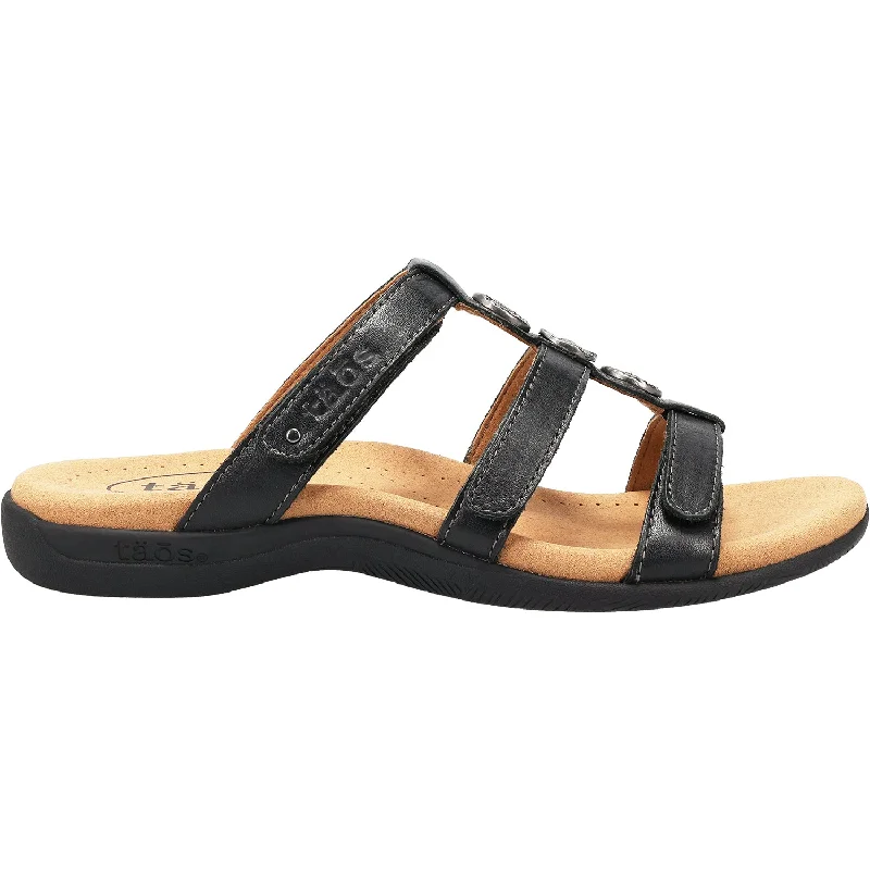 sandals for enjoying sunny daysWomen's Taos Prize 4 Black Leather