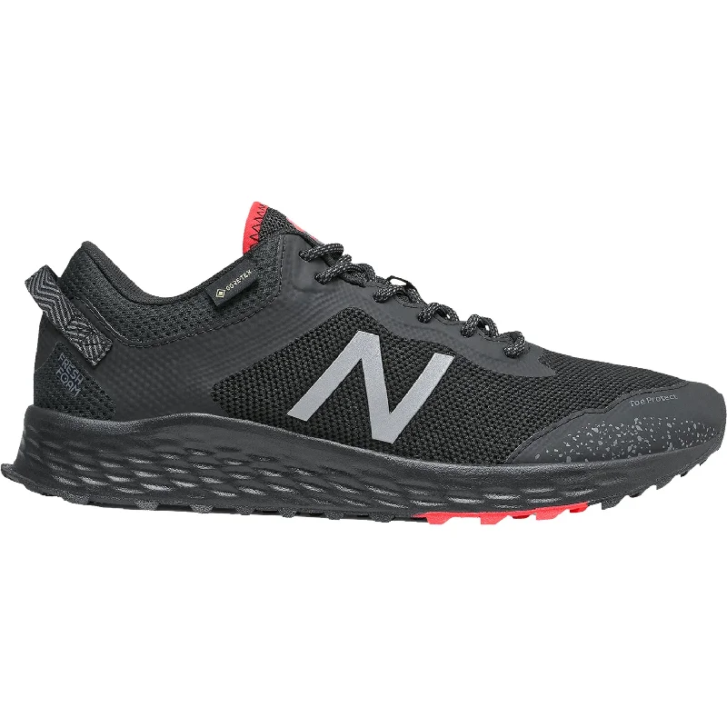 running shoes for speed with ultra-light materialsMen's New Balance MTARISGB Fresh Foam Arishi Trail Gore-Tex Black Mesh