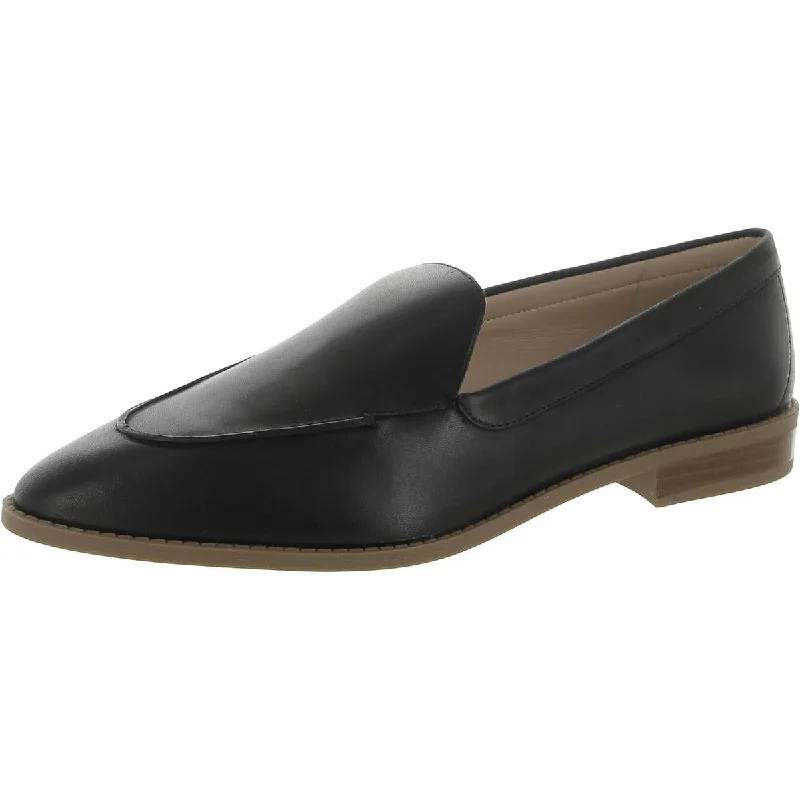 Essex Lane Womens Elani Leather Slip-On Oxfords