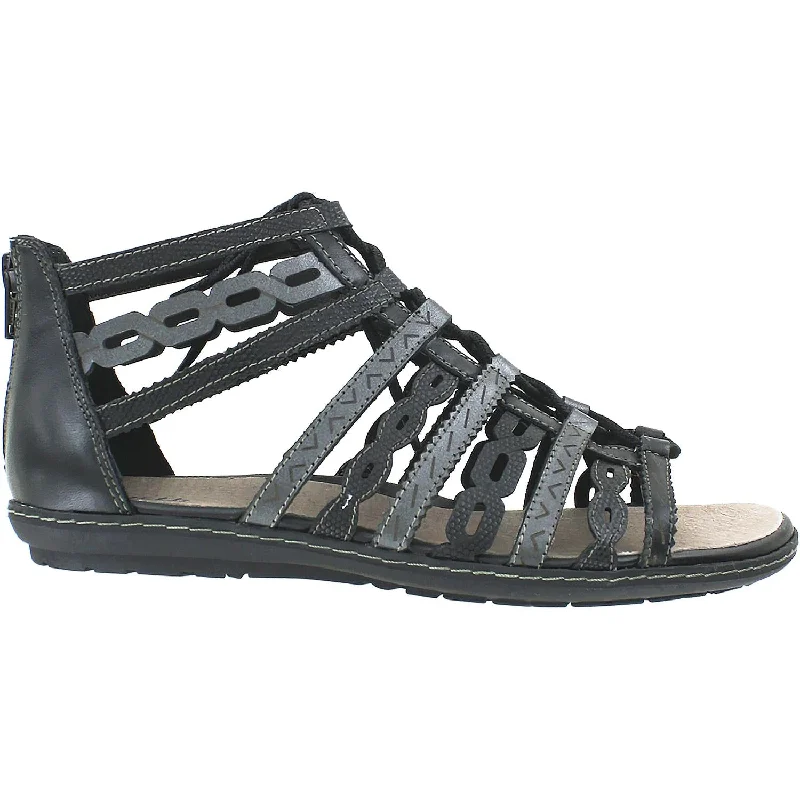 sandals for the ultimate beach experienceWomen's Earth Tidal Black Leather