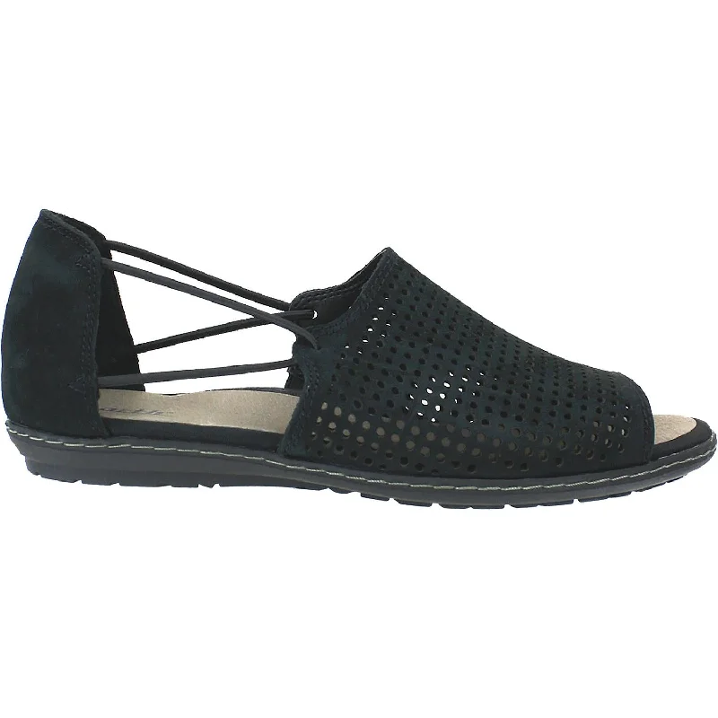 sandals for luxury vacation adventuresWomen's Earth Shelly Black Nubuck