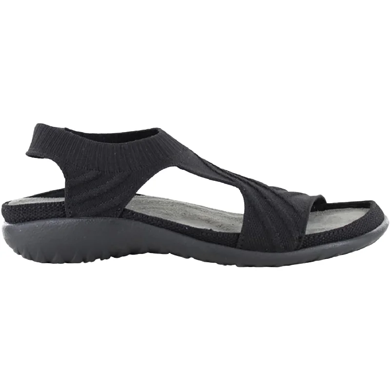 sandals for the outdoor enthusiastWomen's Naot Kawhia Black Knit