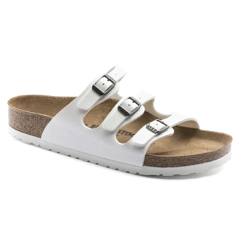 sandals for the stylish travelerBirkenstock Florida BS White