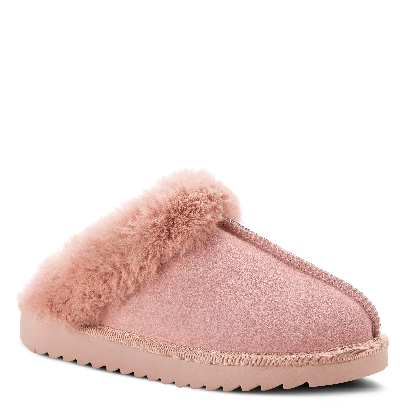 slippers for hard floorsslippers for women with fuzzy interior -FLEXUS LINOHEART SLIPPERS