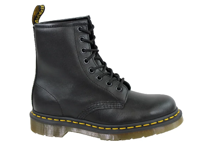 Trendy boots with bold colors for a fashionable statementDr Martens 1460 Black Nappa Leather Lace Up Comfortable Unisex Boots