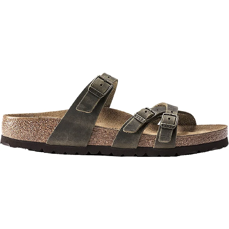 sandals for walking by the oceanWomen's Birkenstock Franca Jade Leather