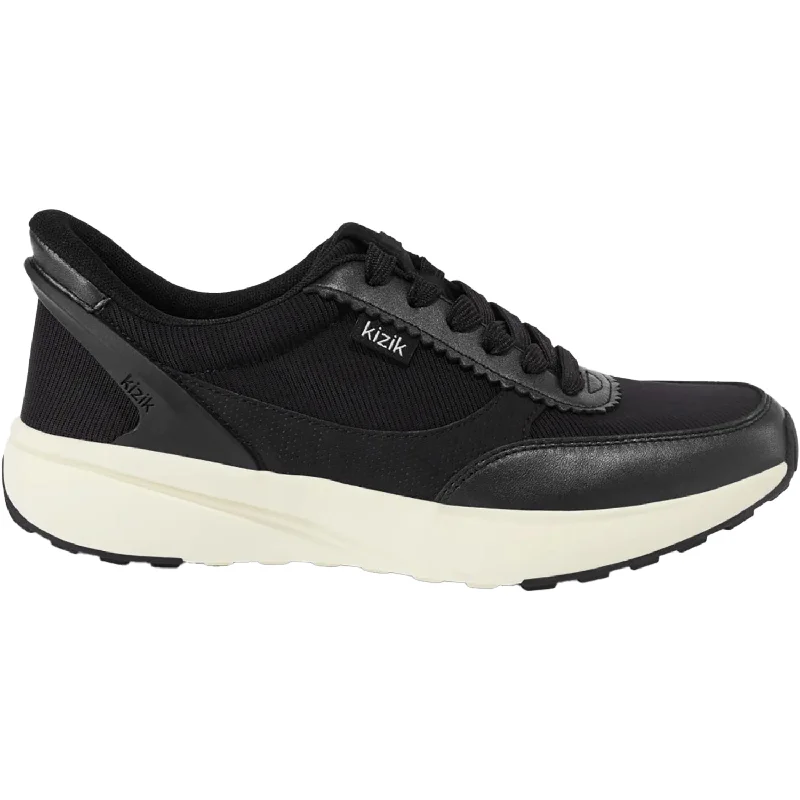 athletic shoes for sports with enhanced ankle supportWomen's Kizik Paris Black/Pristine Leather