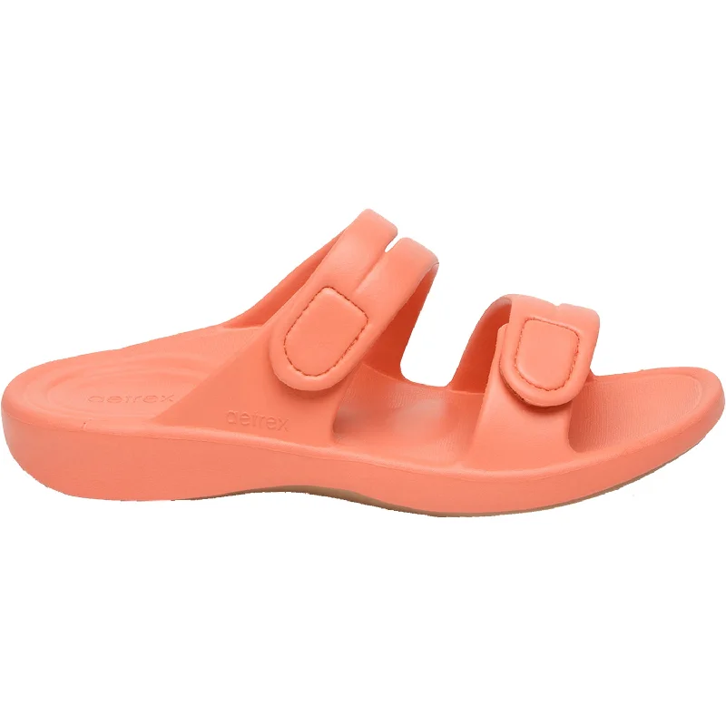 sandals for walking by the waterWomen's Aetrex Janey Sport Coral EVA