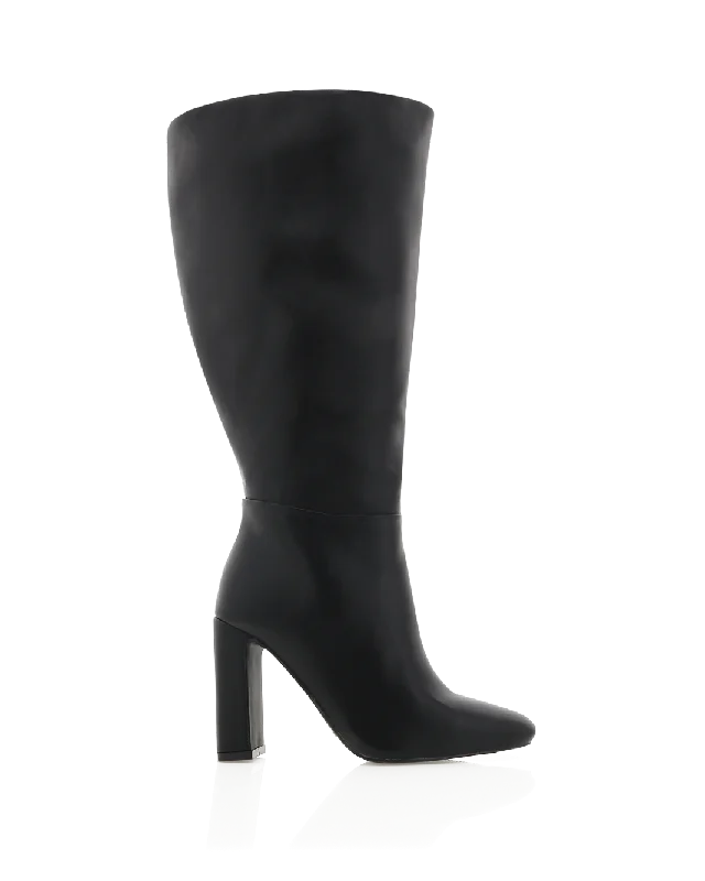 Boots with intricate designs for a sophisticated touchNAKOA EXTENDED CURVE - BLACK