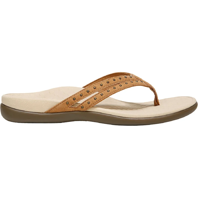 sandals for hot summer hikesWomen's Vionic Tasha Toffee Microfiber