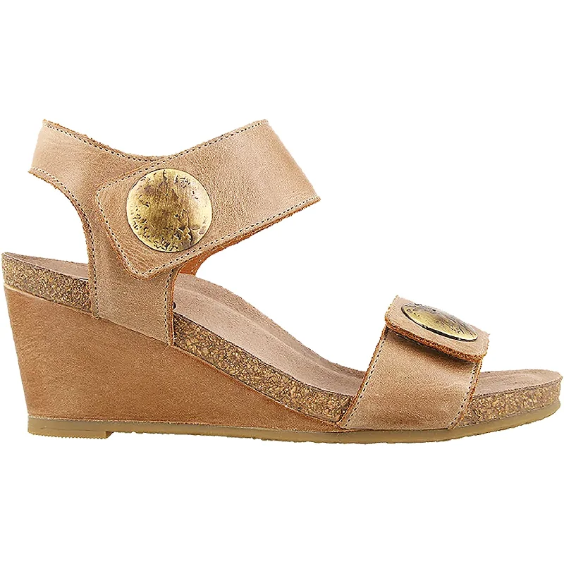 sandals with arch supportWomen's Taos Carousel 3 Tan Leather