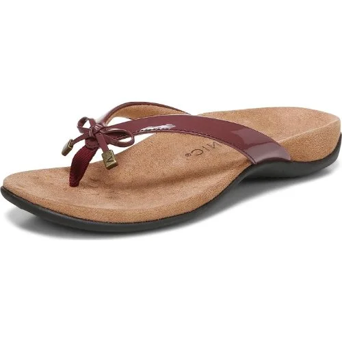 sandals with soft soles for comfortVionic Bella Toe Post Sandal Port