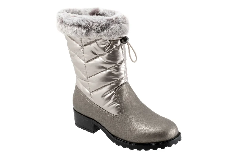 Warm boots with faux shearling lining for cold weatherBryce