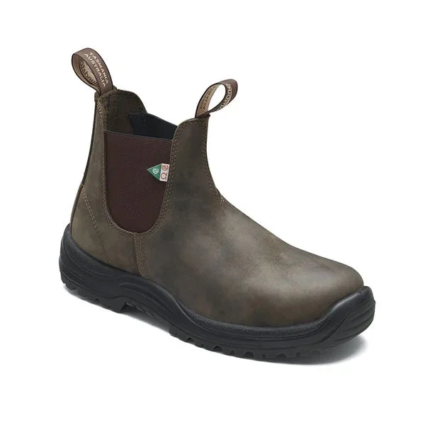 Durable boots for cold climates with insulated liningBLUNDSTONE 180 - Work & Safety Boot Waxy Rustic Brown