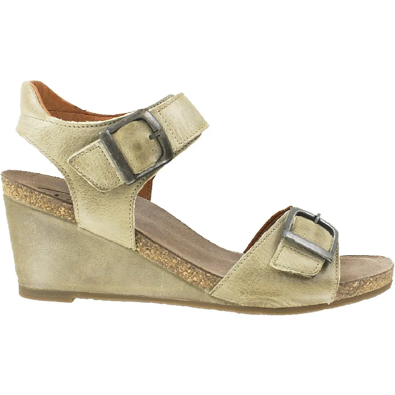 sandals for stylish summer vacationsWomen's Taos Buckle Up Stone Leather