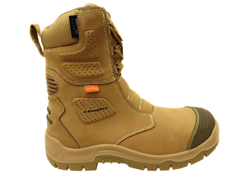 Casual boots with a sporty edge for a relaxed lookKingGee Mens Bennu Rigger Steel Toe Safety Work Boots