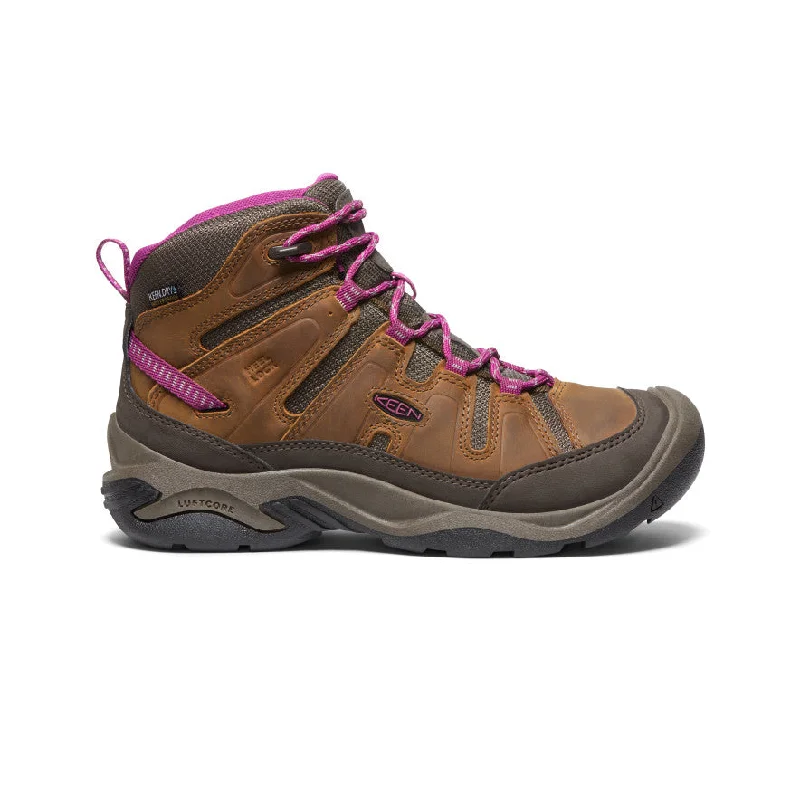 Stylish boots with adjustable laces for a custom fitWomen's Circadia Waterproof Boot  |  Syrup/Boysenberry