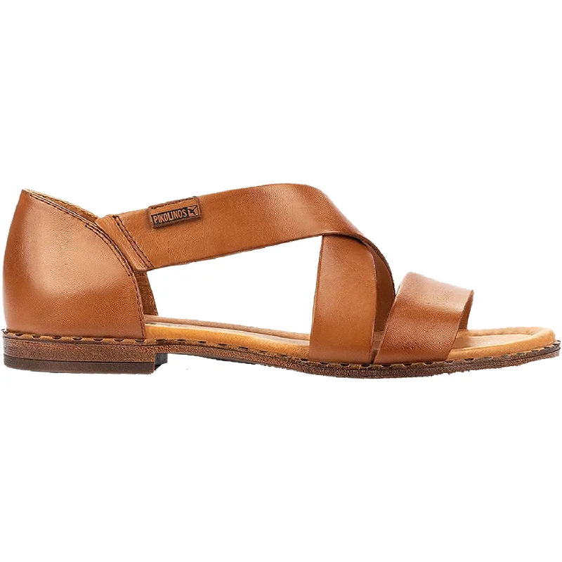 sandals with cushioned insoleWomen's Pikolinos Algar W0X-0552 Brandy Leather