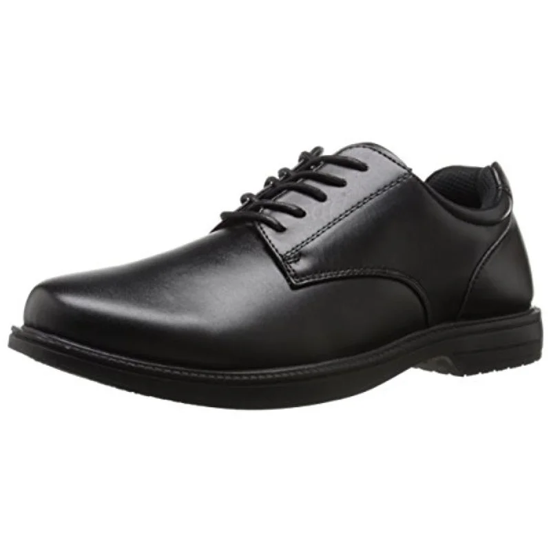 Deer Stags Mens Crown Faux Leather Memory Foam Oxfords