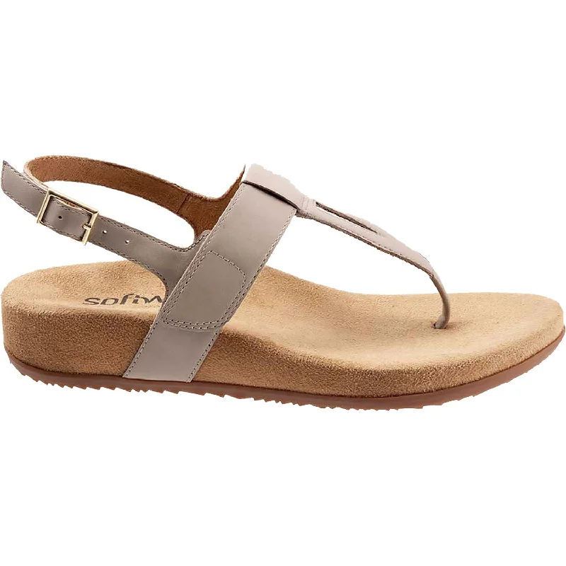 sandals for city break holidaysWomen's SoftWalk Brea Grey Leather