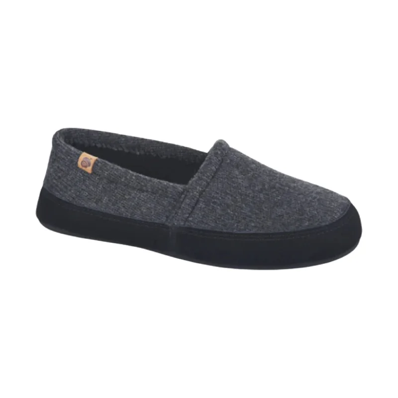 slippers for quick indoor errandsslippers for women with delicate embroidery -Acorn Men's Moc Slippers - Dark Charcoal