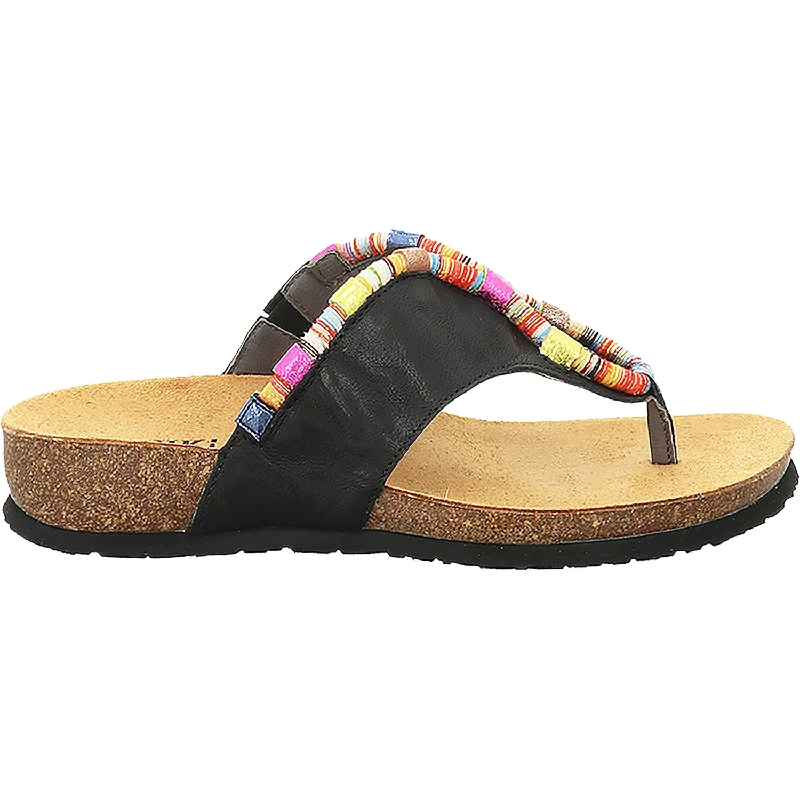 sandals for luxury vacationsWomen's Think Julia 211 Black/Kombi Leather