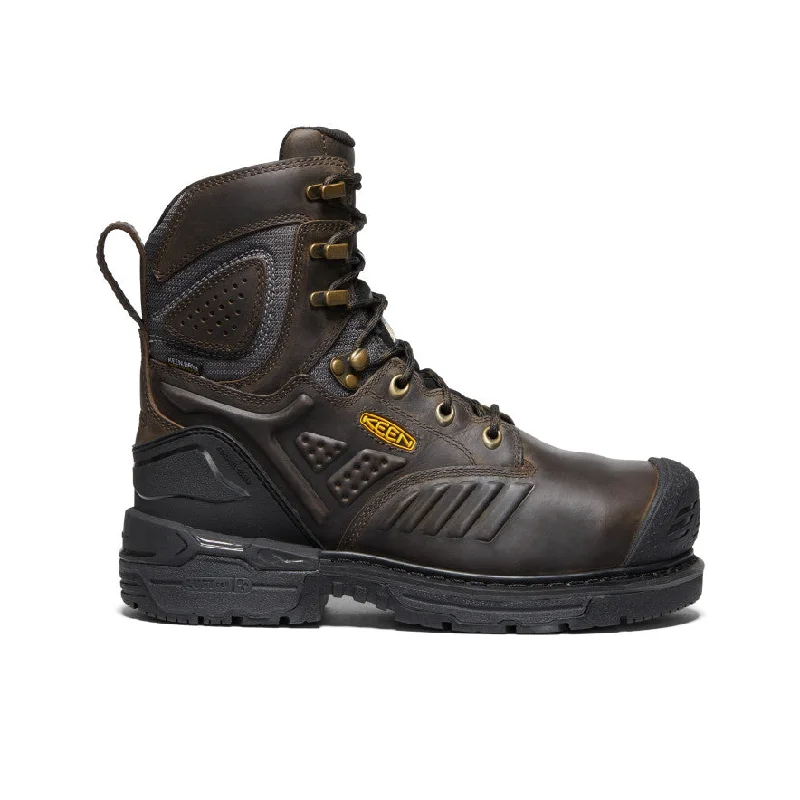 Stylish boots with buckled straps for a unique lookMen's CSA Philadelphia 8" Internal MET Waterproof Boot (Carbon-Fiber Toe)  |  Cascade Brown/Black