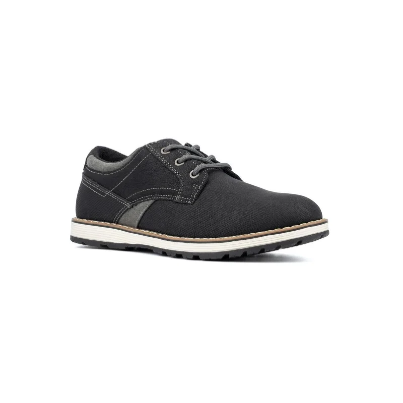 Reserved Footwear Mens Nolan Faux Leather Lace Up Oxfords