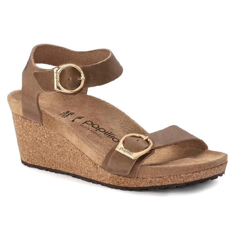 sandals with toe protectionSoley Ring-Buckle Oiled Leather