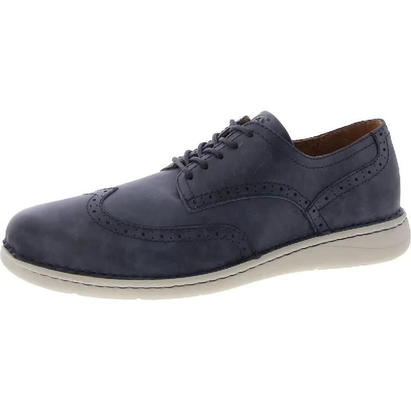 Born Mens Leather Lace-Up Oxfords